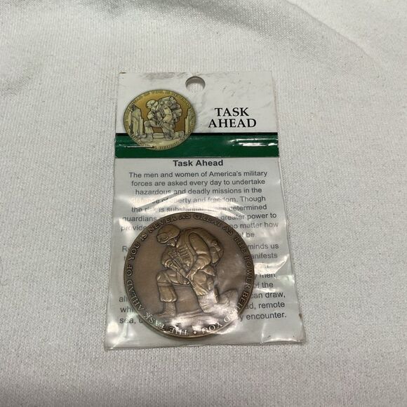 Vintage Military Challenge Coin Task Ahead - Northwest Territorial Mint Made USA - Picture 1 of 6